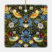 William Morris - Strawberry Thief Keramikornament (Rückseite)