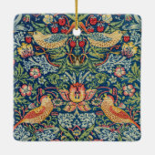 William Morris - Strawberry Thief Keramikornament (Rückseite)