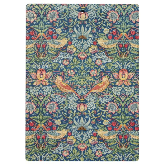 William Morris - Strawberry Thief Klemmbrett (Rückseite)