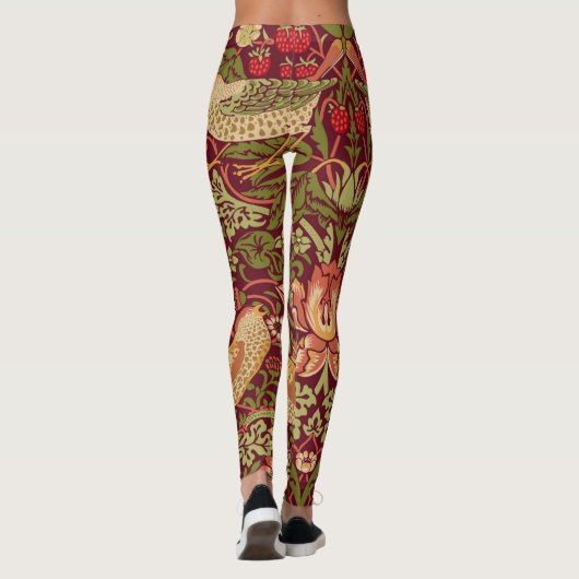 William Morris Strawberry Thief Leggings (Rückseite)
