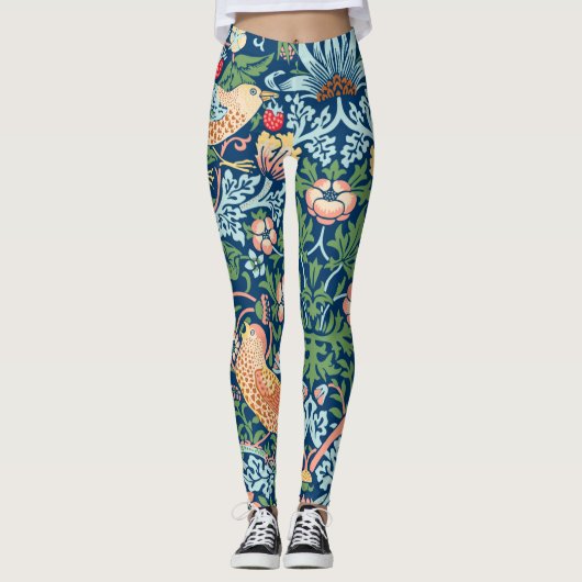William Morris Strawberry Thief Leggings (Vorderseite)