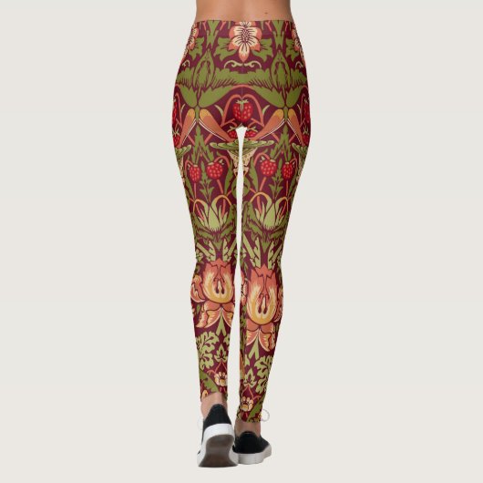 William Morris Strawberry Thief Leggings (Rückseite)