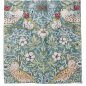 William Morris Strawberry Thief Light Design Duschvorhang (Vorderseite)