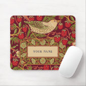 William Morris Strawberry Thief Mouse Pad Mousepad (Mit Mouse)