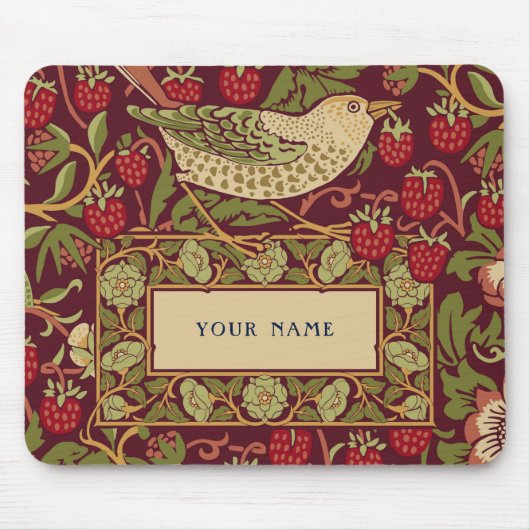 William Morris Strawberry Thief Mouse Pad Mousepad (Vorne)
