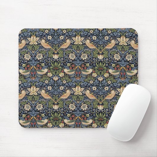 William Morris Strawberry Thief Mousepad (Mit Mouse)