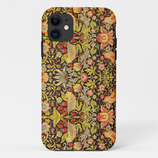 William Morris Strawberry Thief Muster Case-Mate iPhone Hülle (Rückseite)