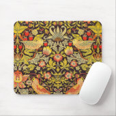 William Morris Strawberry Thief Muster Mousepad (Mit Mouse)