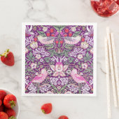 William Morris Strawberry Thief Muster Serviette (Beispiel)