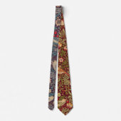 William Morris Strawberry Thief Neck Tie Krawatte (Rückseite)