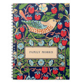 William Morris Strawberry Thief-Notebook Notizblock (Vorderseite)