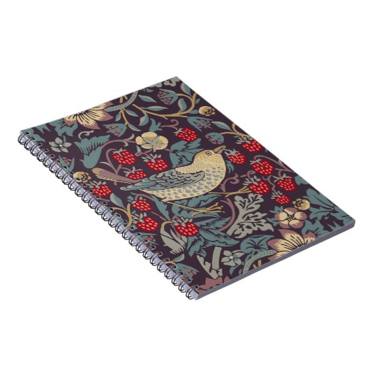 William Morris Strawberry Thief-Notebook Notizblock (Rechte Seite)
