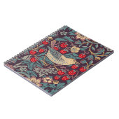 William Morris Strawberry Thief-Notebook Notizblock (Linke Seite)