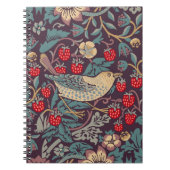 William Morris Strawberry Thief-Notebook Notizblock (Vorderseite)