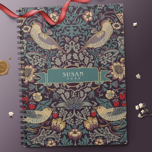 William Morris Strawberry Thief-Notebook Notizblock