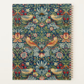 William Morris Strawberry Thief Notebook-Planer Planer (Rückseite)