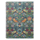 William Morris - Strawberry Thief Notizblock (Vorderseite)