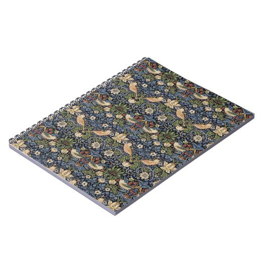 William Morris Strawberry Thief Notizblock (Linke Seite)