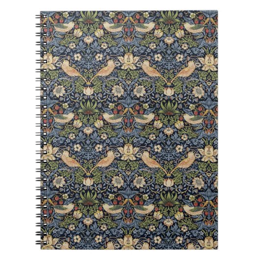 William Morris Strawberry Thief Notizblock (Vorderseite)