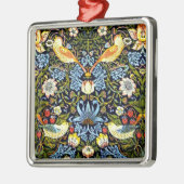 William Morris, Strawberry Thief Ornament Aus Metall (Links)