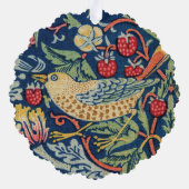 William Morris - Strawberry Thief Ornament Karte (Rückseite)