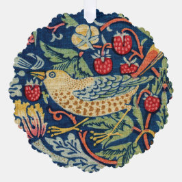 William Morris - Strawberry Thief Ornament Karte