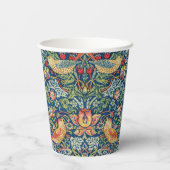 William Morris - Strawberry Thief Pappbecher (Rückseite)