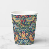 William Morris - Strawberry Thief Pappbecher (Vorderseite)