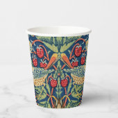 William Morris - Strawberry Thief Pappbecher (Links)