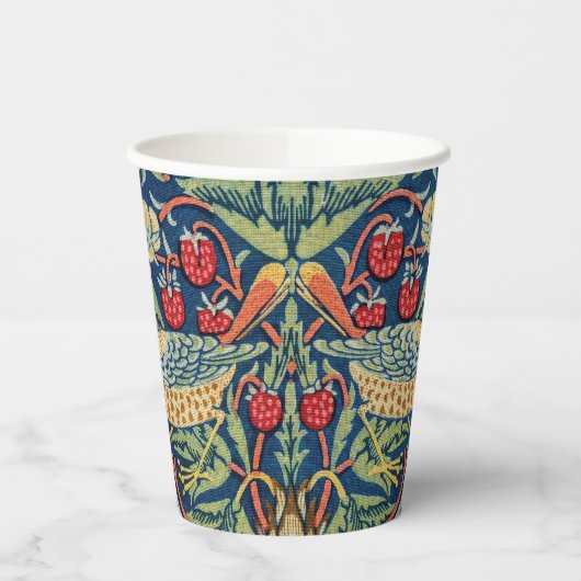 William Morris - Strawberry Thief Pappbecher (Links)
