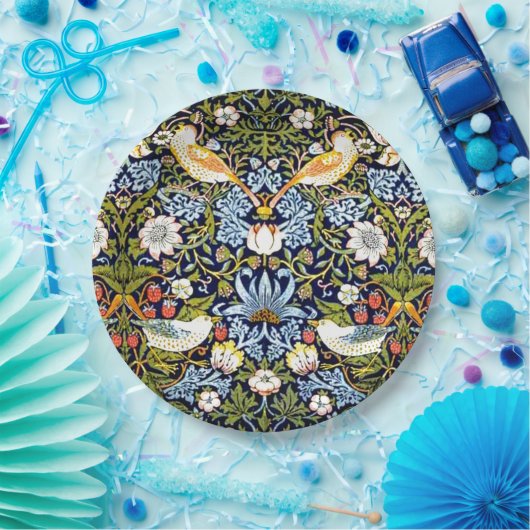 William Morris - Strawberry Thief Pappteller (Party)