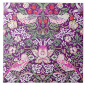 William Morris Strawberry Thief Pattern Fliese (Vorderseite)