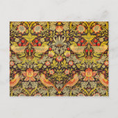 William Morris Strawberry Thief Pattern Postkarte (Vorderseite)