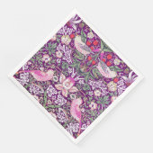 William Morris Strawberry Thief Pattern Serviette (Ecke)