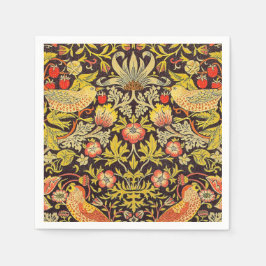 William Morris Strawberry Thief Pattern Serviette