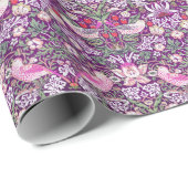 William Morris Strawberry Thief Pattern Wrapping P Geschenkpapier (Rolleneckpunkt)