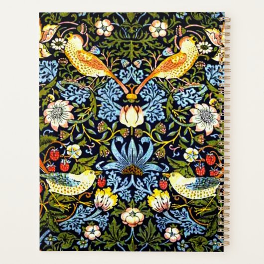 William Morris, Strawberry Thief Planer (Rückseite)