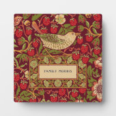 William Morris Strawberry Thief Plaque Fotoplatte (Vorderseite)
