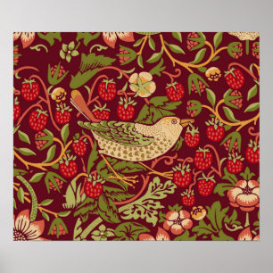 William Morris Strawberry Thief Poster