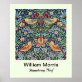 William Morris - Strawberry Thief Poster (Vorne)