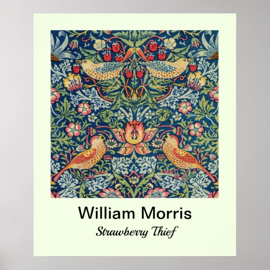 William Morris - Strawberry Thief Poster (Vorne)