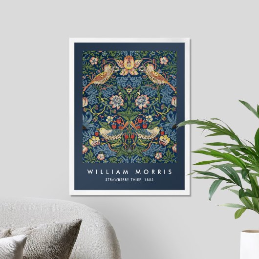 William Morris Strawberry Thief Poster