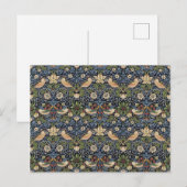 William Morris Strawberry Thief Postkarte (Vorne/Hinten)