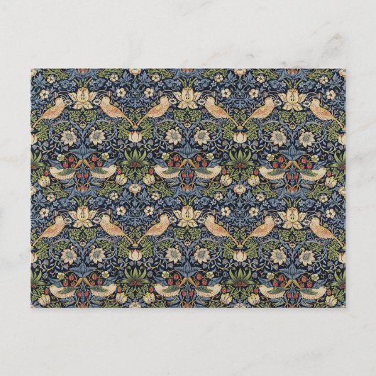William Morris Strawberry Thief Postkarte (Vorderseite)
