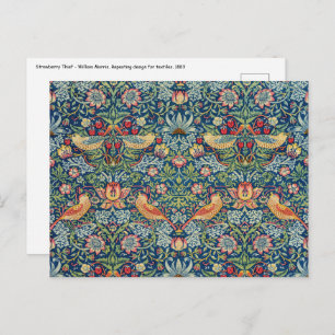 William Morris - Strawberry Thief Postkarte