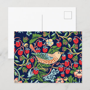 William Morris Strawberry Thief Postkarte