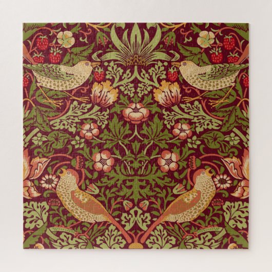 William Morris Strawberry Thief Puzzle (Vertikal)