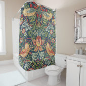 William Morris Strawberry Thief Restored Version Duschvorhang (Beispiel)
