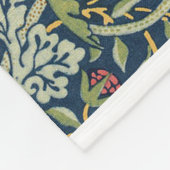 William Morris Strawberry Thief Restored Version Fleecedecke (Ecke)