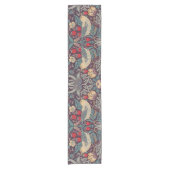 William Morris Strawberry Thief Satin Ribbon Kurz Kurzer Tischläufer (Vorderseite)